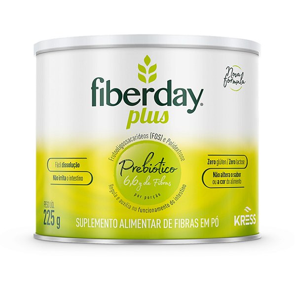 Suplemento Alimentar Em Pó Fiberday PLus 225g