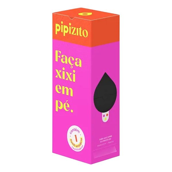 Funil Urinário Reutilizável Pipizito Preto
