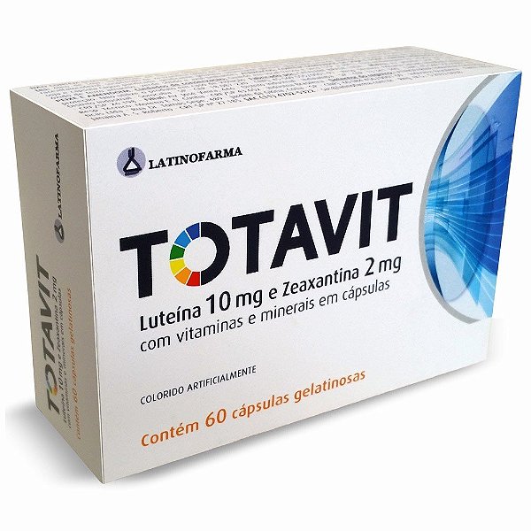 Suplemento Alimentar Totavit 60 Cápsulas Gelationas