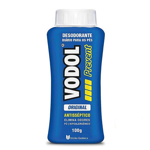 Desodorante Em Pó Diário Para Os Pés Vodol Prevent 100g