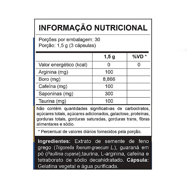 Suplemento Alimentar Fitoviron Grego 90 Cápsulas