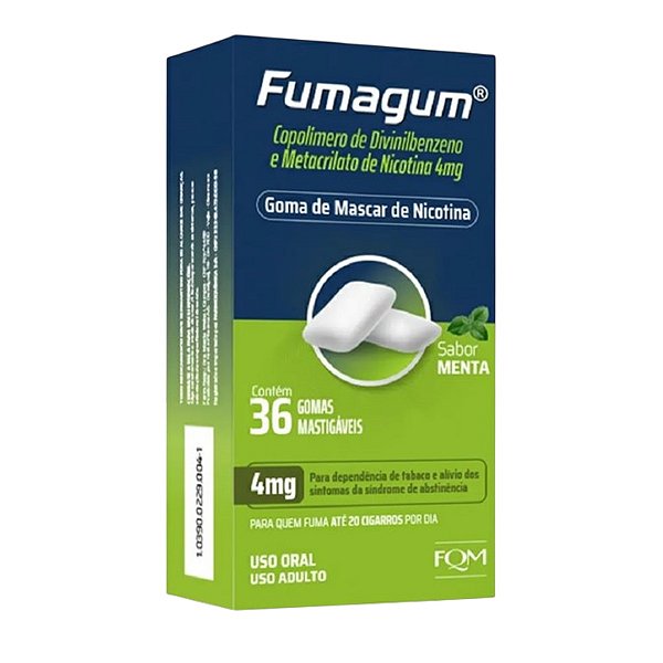 Fumagum Sabor Menta 36 Gomas Mastigáveis