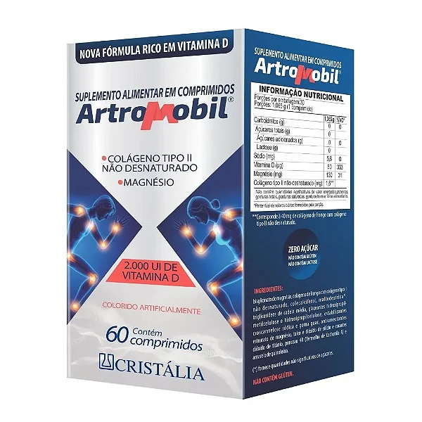 Suplemento Alimentar Artromobil 60 Comprimidos