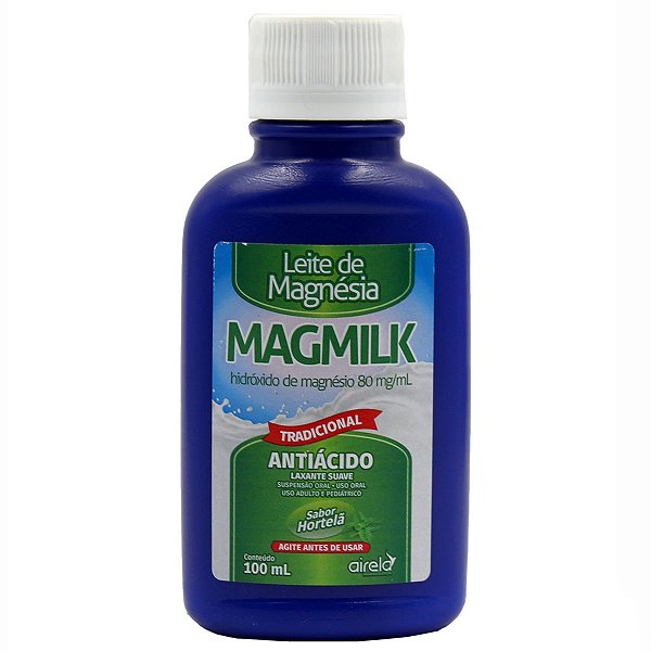 Leite De Magnésia Magmilk Sabor Hortelã 100ml