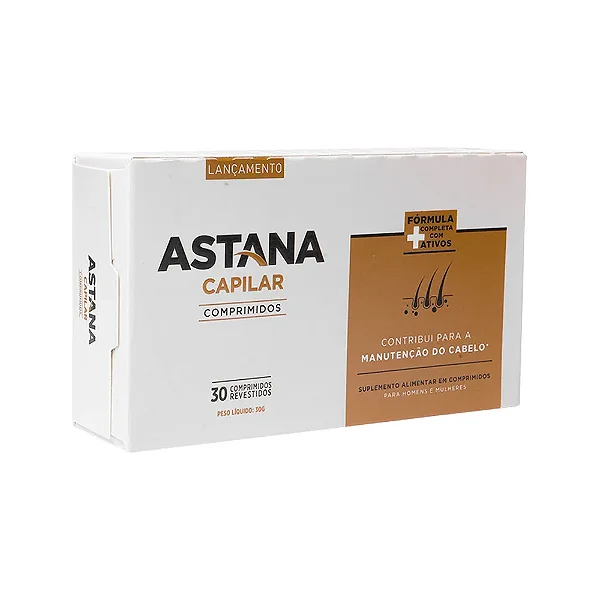 Suplemento Alimentar Astana Capilar 30 Comprimidos