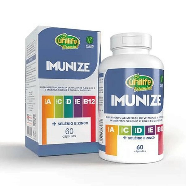 Suplemento Alimentar Multivitamínico Imunize Unilife 60 Cápsulas