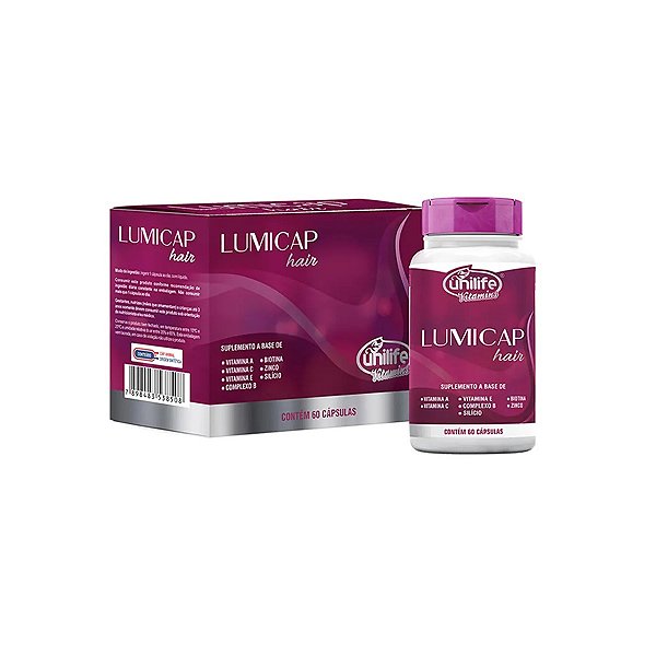Suplemento Alimentar Lumicap Hair Unilife 60 Cápsulas