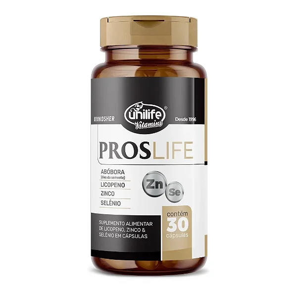 Suplemento Alimentar ProsLife Unilife 30 Cápsulas