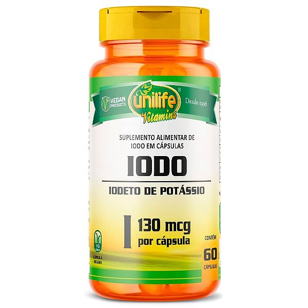 Suplemento Alimentar Iodo Unilife 60 Cápsulas