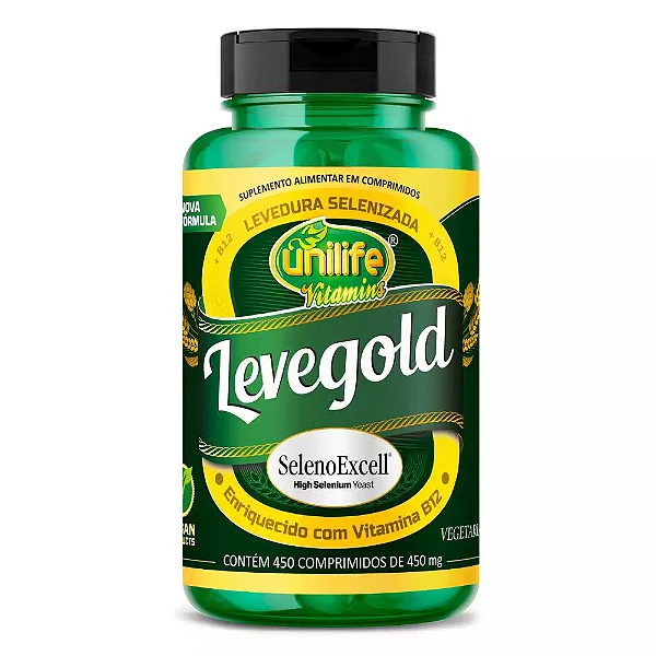 Suplemento Alimentar Levegold Unilife 450 comprimidos