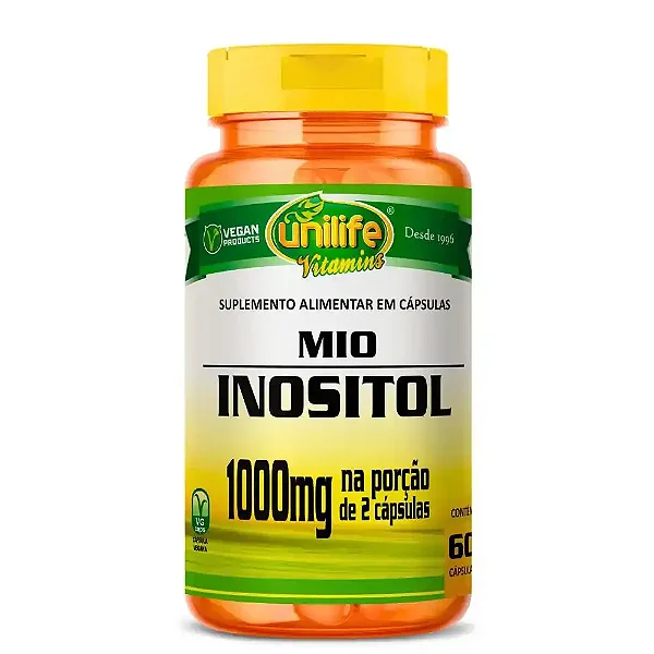 Suplemento Alimentar Mio Inositol Unilife 60 Cápsulas