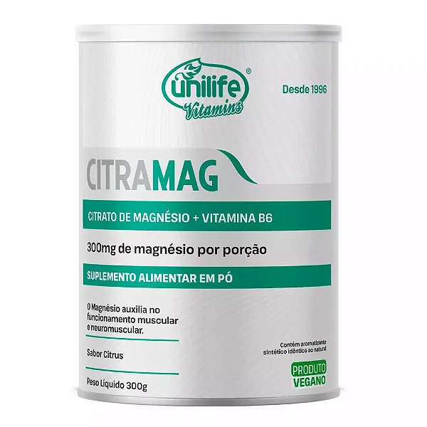 Suplemento Alimentar Citramag Unilife 300g