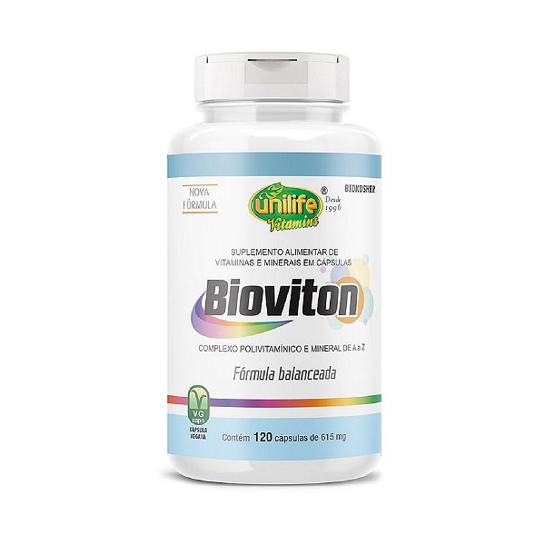 Suplemento Alimentar Bioviton Polivitamìnico Unilife 120 Cápsulas