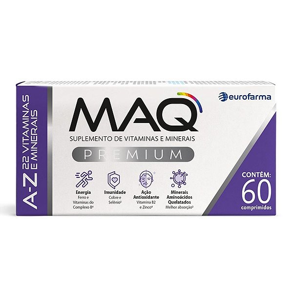 Suplemento Alimentar Maq Premium 60 Comprimidos