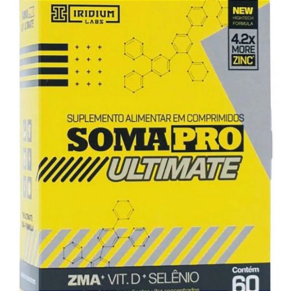 Suplemeto Alimentar Soma Pro Ultimate Iridium Labs 60 Comprimidos