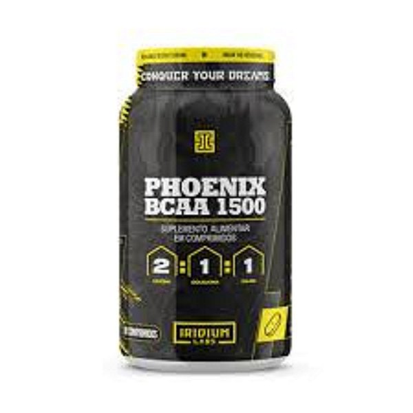 Suplemento Alimentar Phoenix BCAA 1500 Iridium Labs 90 Comprimidos