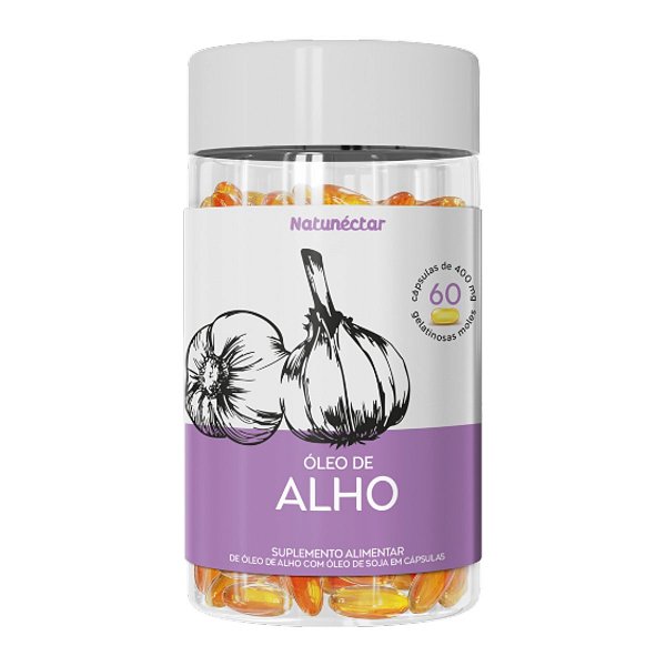 Suplemento Alimentar Óleo De Alho Natunéctar 60 Capsulas