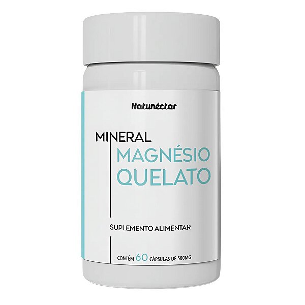 Suplemento Alimentar Magnésio Quelato Natunéctar 60 Cápsulas