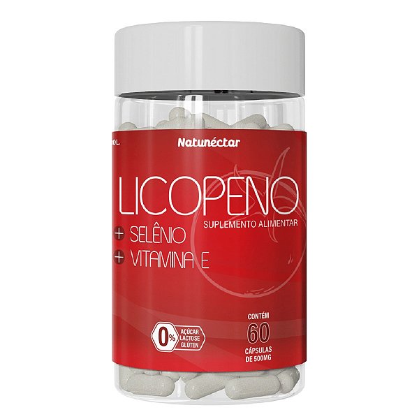 Suplemento Alimentar Licopeno Selênio+Vitamina E Natunéctar 60 Cápsulas