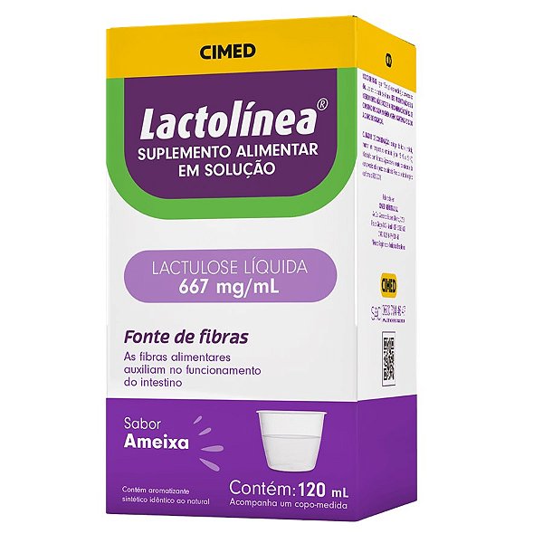 Suplemento Líquido Lactolínea Sabor Ameixa 120ml