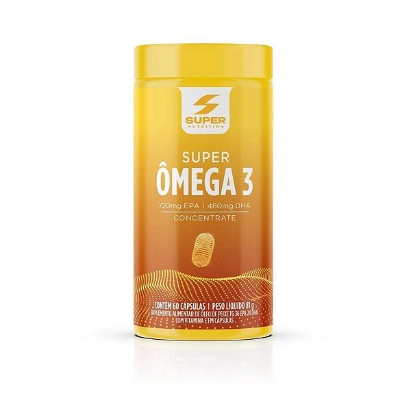 Suplemento Alimentar Super Omega 3 Super Nutrition 60 cápsulas