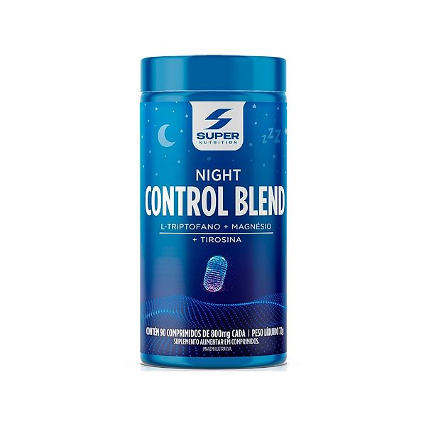 Suplemento Alimentar Night Control Blend Super Nutrition 90 Comprimidos