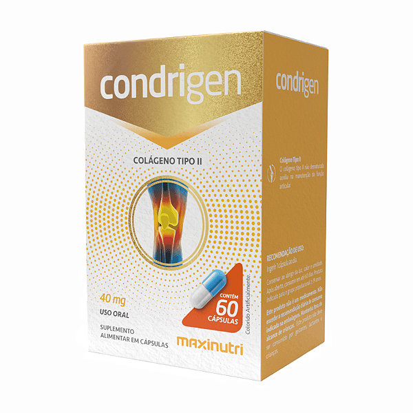 Suplemento Alimentar Condrigen Colágeno Tipo II 60 Cápsulas