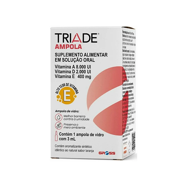 Suplemento Alimentar Triade Ampola 3ml