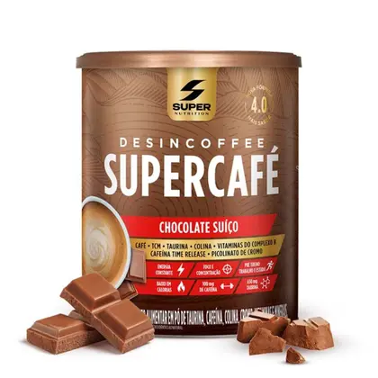 Suplemento Alimentar Desincoffe Supercafé Chocolate Suiço 220g