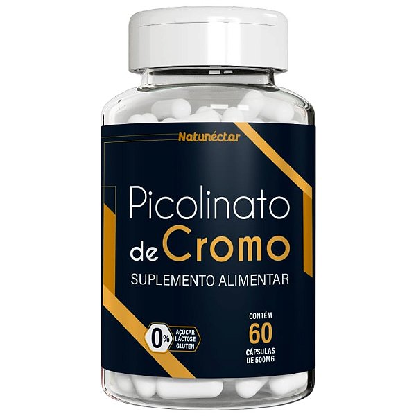 Suplemento Alimentar Picolinato De Cromo Natunéctar 60 Cápsulas