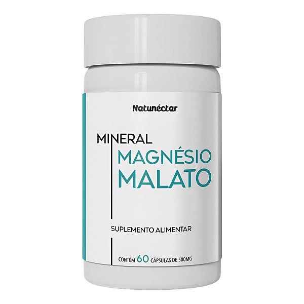 Suplemento Alimentar Magnésio Malato Natunéctar 60 Cápsulas
