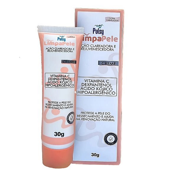 Creme Clareador E Rejuvenescedor Pulsy LimpaPele 30g
