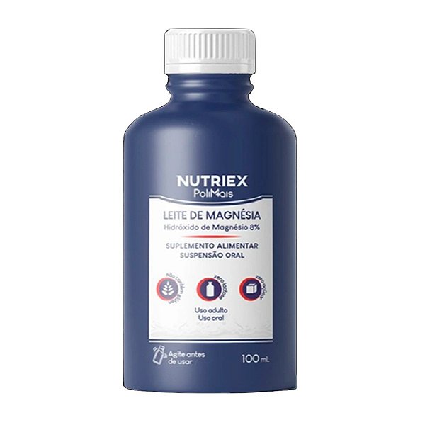 Suplemento Alimentar Leite De Magnésia Nutriex PoliMais 100ml