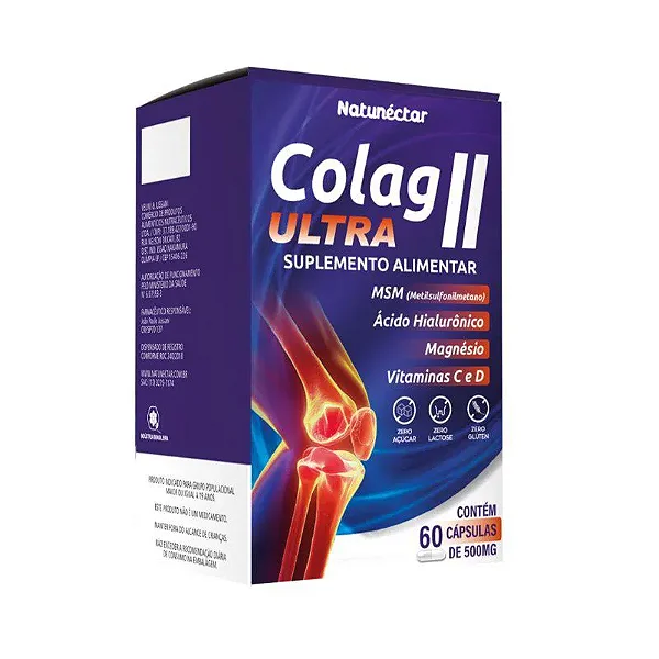 Suplemento Alimentar Colag II Ultra Natunéctar 60 Cápsulas