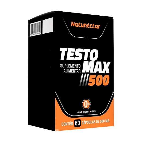 Suplemento Alimentar Testo Max 500 Natunéctar 60 Cápsulas