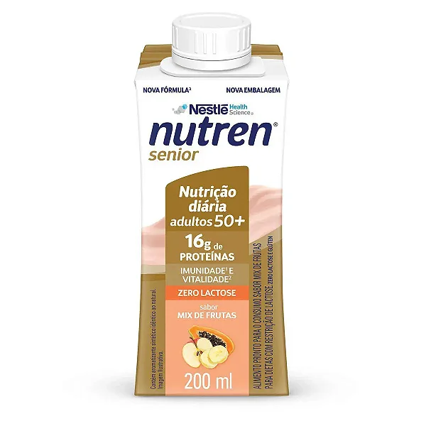 Nestle Nutren Senior Sabor Mix De Frutas Zero Lactose 200ml