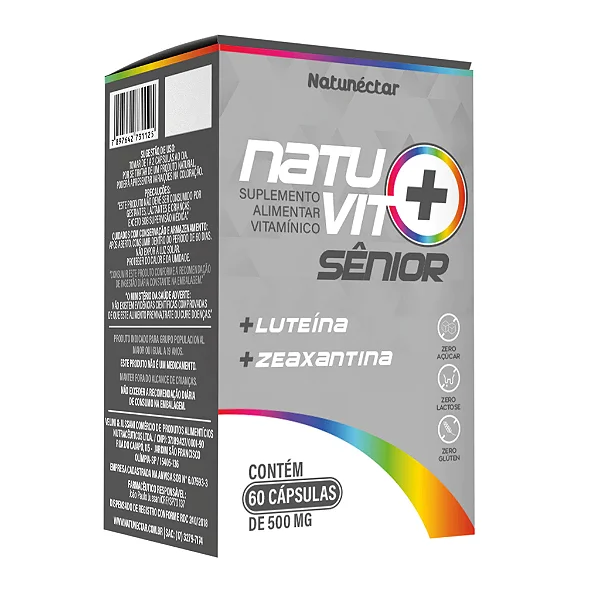 Suplemento Alimentar Natuvit Sênior Natunéctar 60 Cápsulas