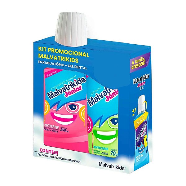 Exaguatório Bucal + Gel Dental Tutti-Frutti Malvatrikids