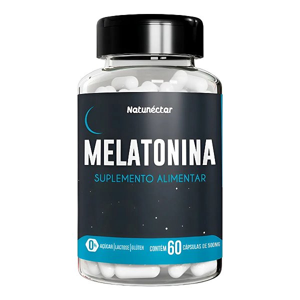 Suplemento Alimentar Melatonina Natunéctar 60 Cápsulas