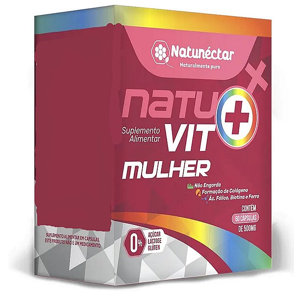 Suplemento Alimentar Natuvit Mulher Natunéctar 60 Cápsulas