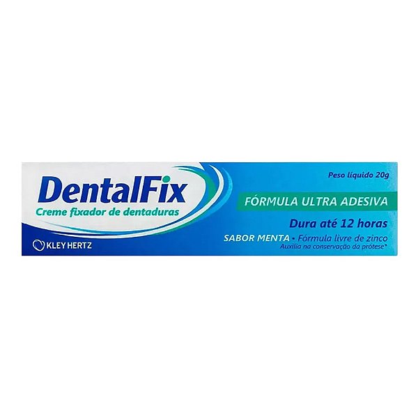 Dentalfix Creme Fixador de Dentaduras Sabor Menta 20g
