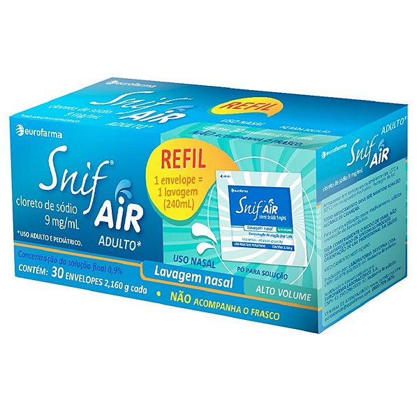 Snif Air Adulto 30 Envelopes