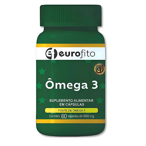 Suplemento Alimentar Ômega 3 Eurofito 60 Cápsulas