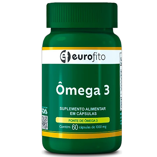 Suplemento Alimentar Ômega 3 Eurofito 60 Cápsulas
