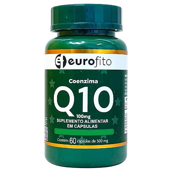 Suplemento Alimentar Coenzima Q10 Eurofito 60 Cápsulas
