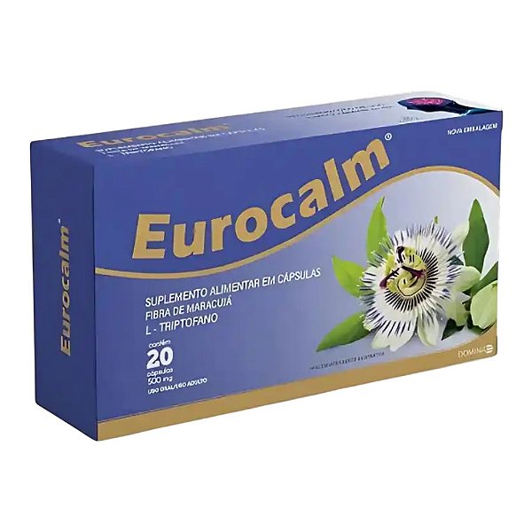Suplemento Alimentar Eurocalm 20 Cápsulas