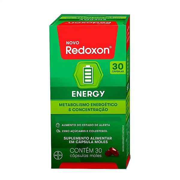 Suplemento Alimentar Redoxon Energy 30 Cápsulas