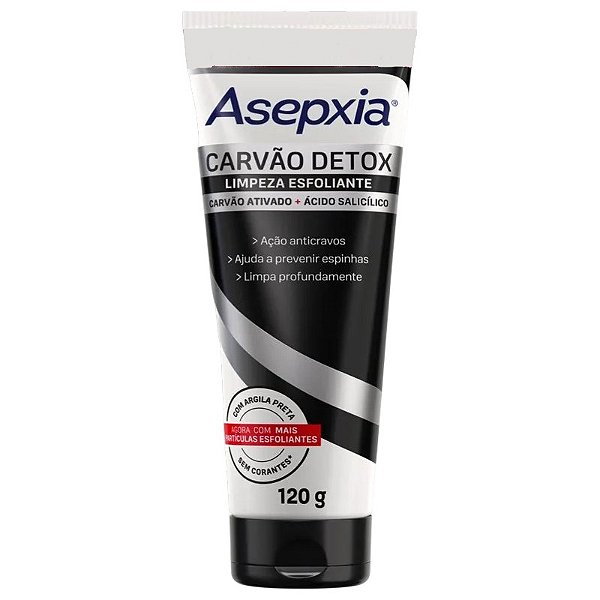 Asepxia Esfoliante Carvão Detox 120g