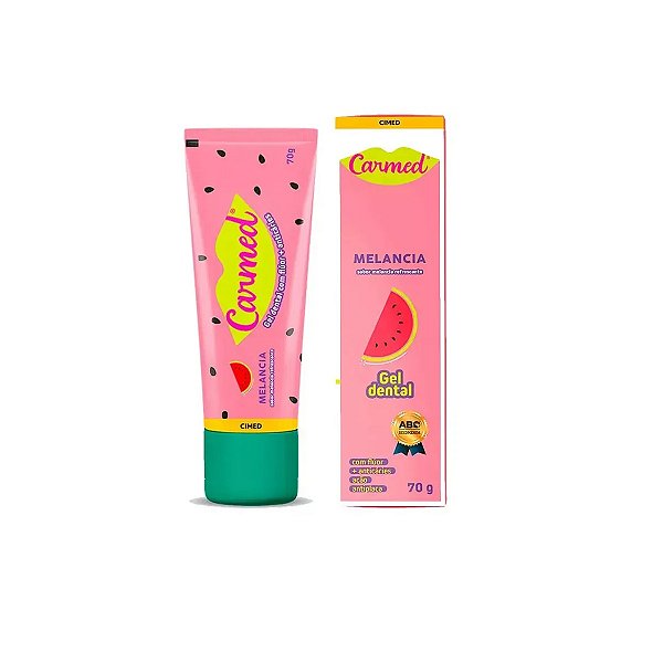 Gel Dental Carmed Melancia Com Flúor 70g