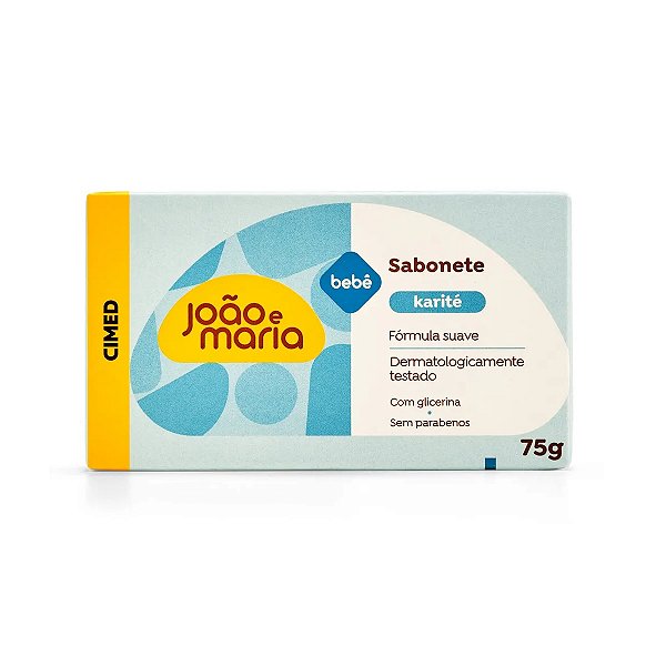 Sabonete em Barra Infantil João e Maria Bebê Karité Cimed 75g